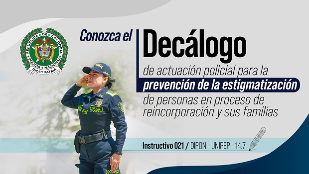 Dec&aacute;logo Policial para la No Estigmatizaci&oacute;n