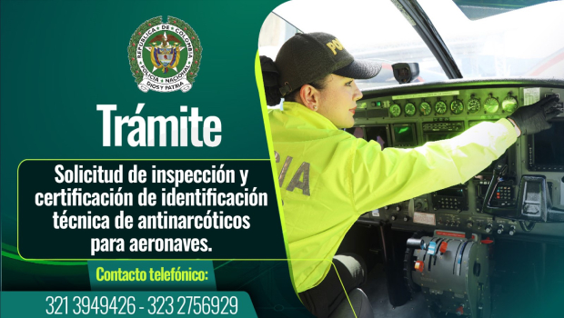 Solicitud de inspecci&oacute;n y certificaci&oacute;n de identificaci&oacute;n t&eacute;cnica de antinarc&oacute;ticos