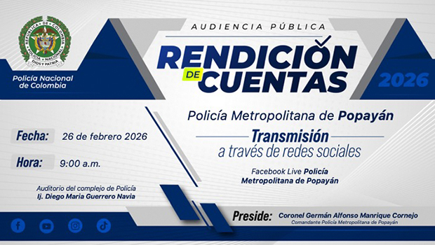  Polic&iacute;a Metropolitana de Popay&aacute;n