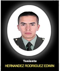 Fotograf&iacute;a del Se&ntilde;or Te. Edwin Hern&aacute;ndez Rodr&iacute;guez quien falleci&oacute; en cumplimiento de su deber.