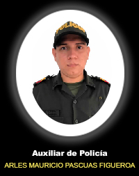 Auxiliar de Polic&iacute;a ARLES MAURICIO PASCUAS FIGUEROA
