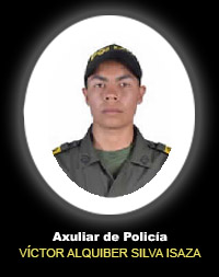 Fotograf&iacute;a del Se&ntilde;or Aux. V&iacute;ctor Alquiber SIlva Isaza quien falleci&oacute; en cumplimiento de su deber.