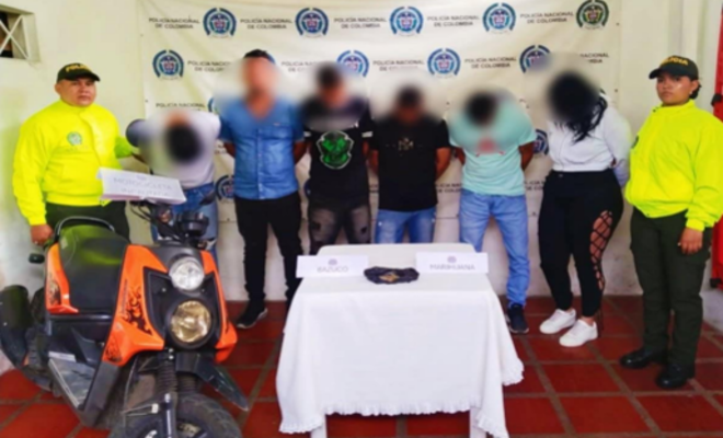 Cayeron ‘Los Rápidos de Guaduas’, expendían estupefacientes a domicilio