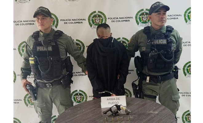 Capturado con un arma