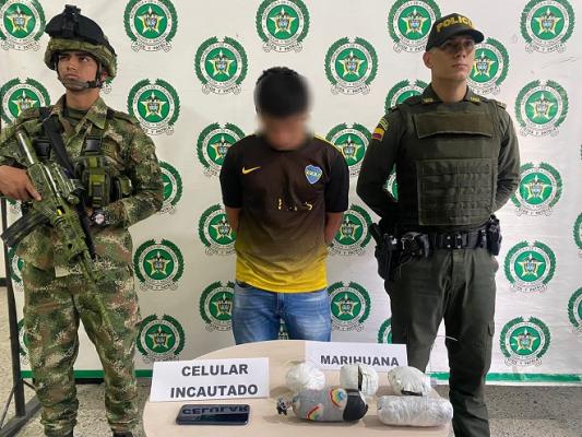 Capturado por el delito de tráfico, fabricación o porte de estupefacientes