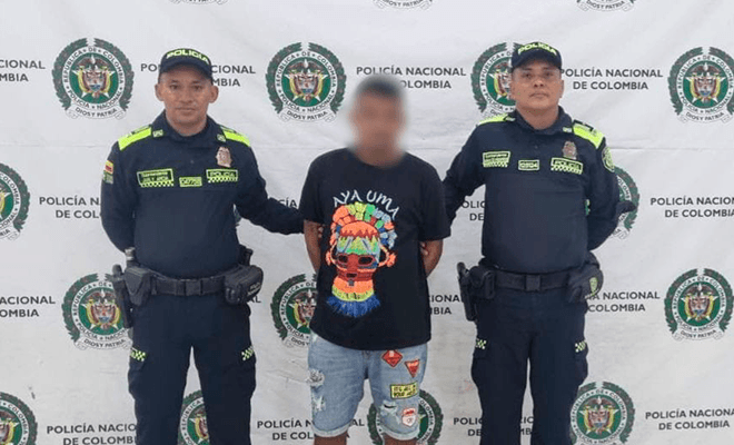 Fue capturado en un plan de control desplegado por la patrulla al norte de la ciudad.