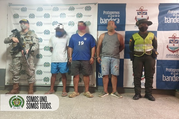 tres personas capturadas por aprovechamiento ilícito de los recursos naturales renovables en el “Valle” Chocó