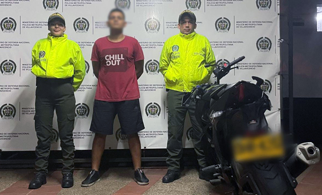 Cayó "Chancero" por el hurto a más de 11 establecimientos comerciales en menos de dos meses en Villavicencio
