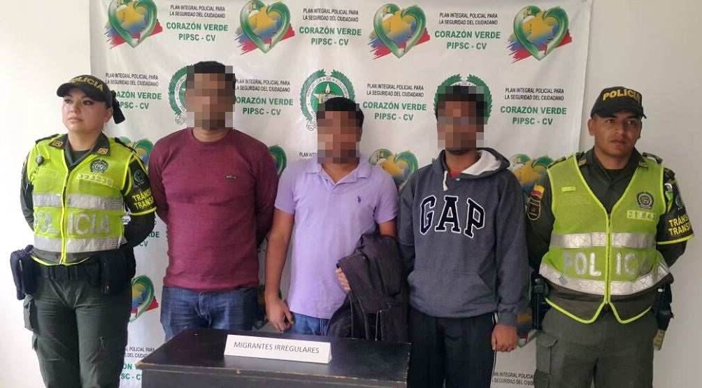 03 inmigrantes ilegales, transitaban de manera ilegal por Risaralda