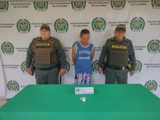 Policía Nacional logra la captura de una persona en flagrancia