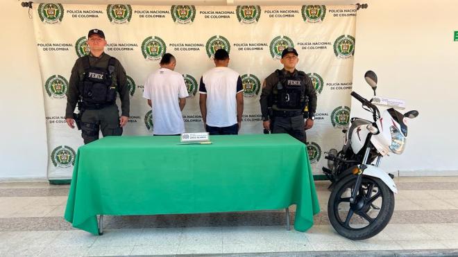 Mediante la modalidad de atraco despojaron a un ciudadano de su motocicleta