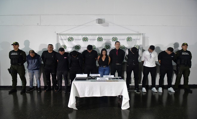 10 capturados por secuestro a extranjeros