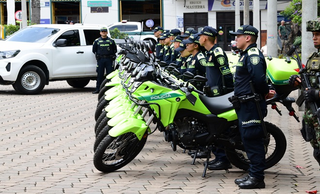 10 nuevas motos para la Policía de Girardota