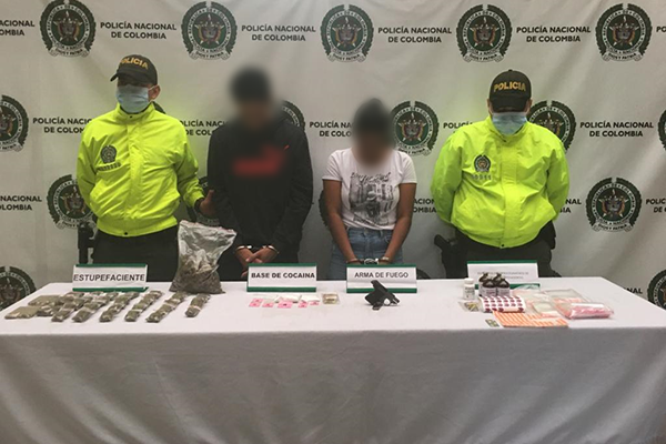 Capturados un hombre y una mujer integrantes del grupo delincuencial común organizado ‘alex pin’  