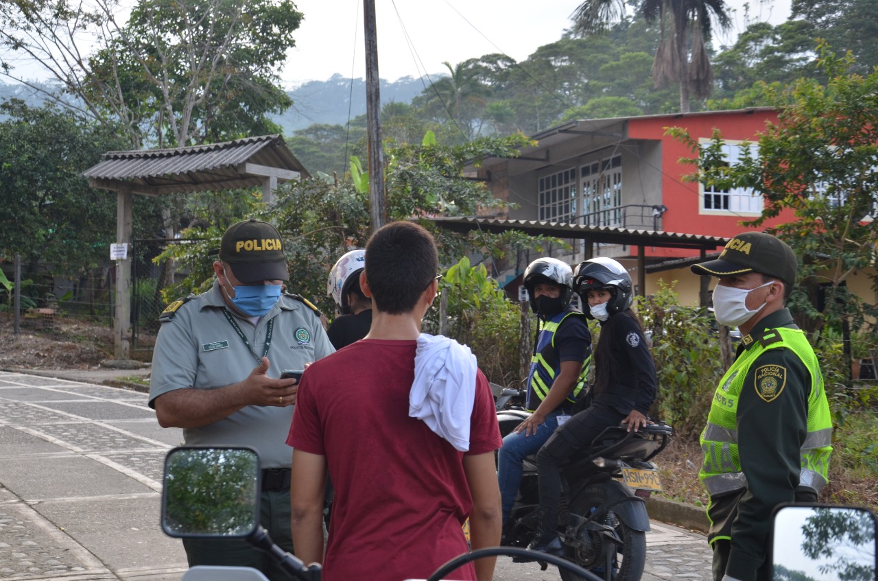 Desde el inicio del aislamiento preventivo se han impuesto más de 1060 comparendos en todo el departamento