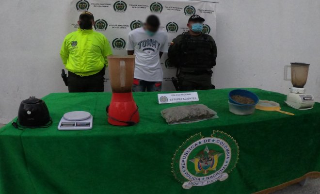 13 personas capturadas con droga y arma de fuego