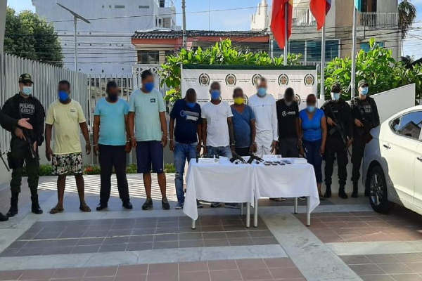 13-Presuntos-integrantes-del-clan-del-golfo-capturados-en-Cartagena