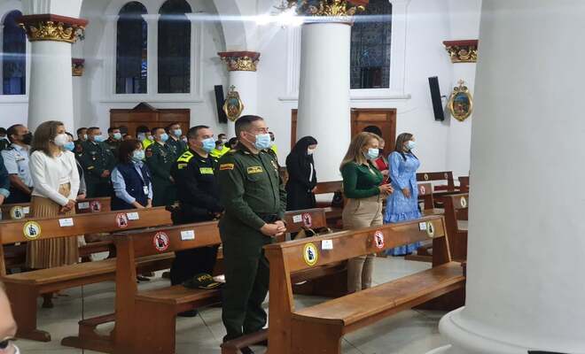 El departamento de Policía Tolima y la Metropolitana de Ibagué, conmemoraron el aniversario 130 de la Policía Nacional