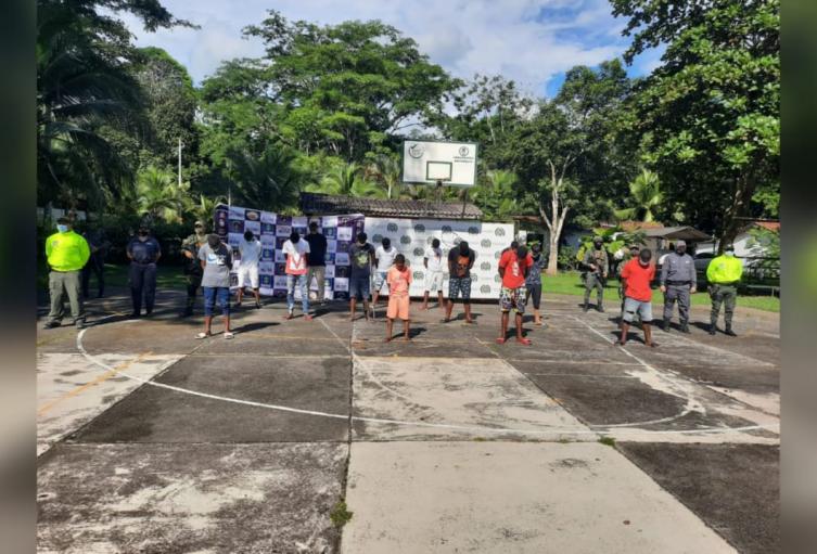 13 integrantes del grupo delincuencial “LOS DE LAS FLORES” del municipio de Turbo fueron capturados
