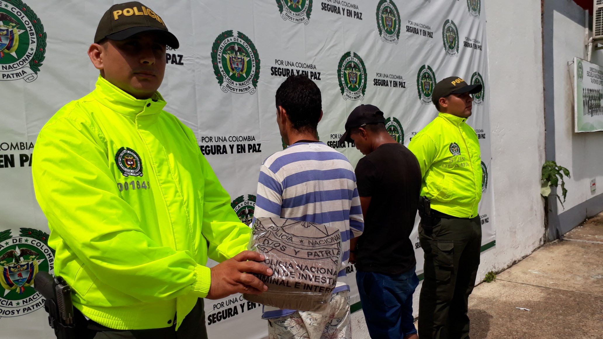 Capturados con dos kilos de marihuana en la Pedrera