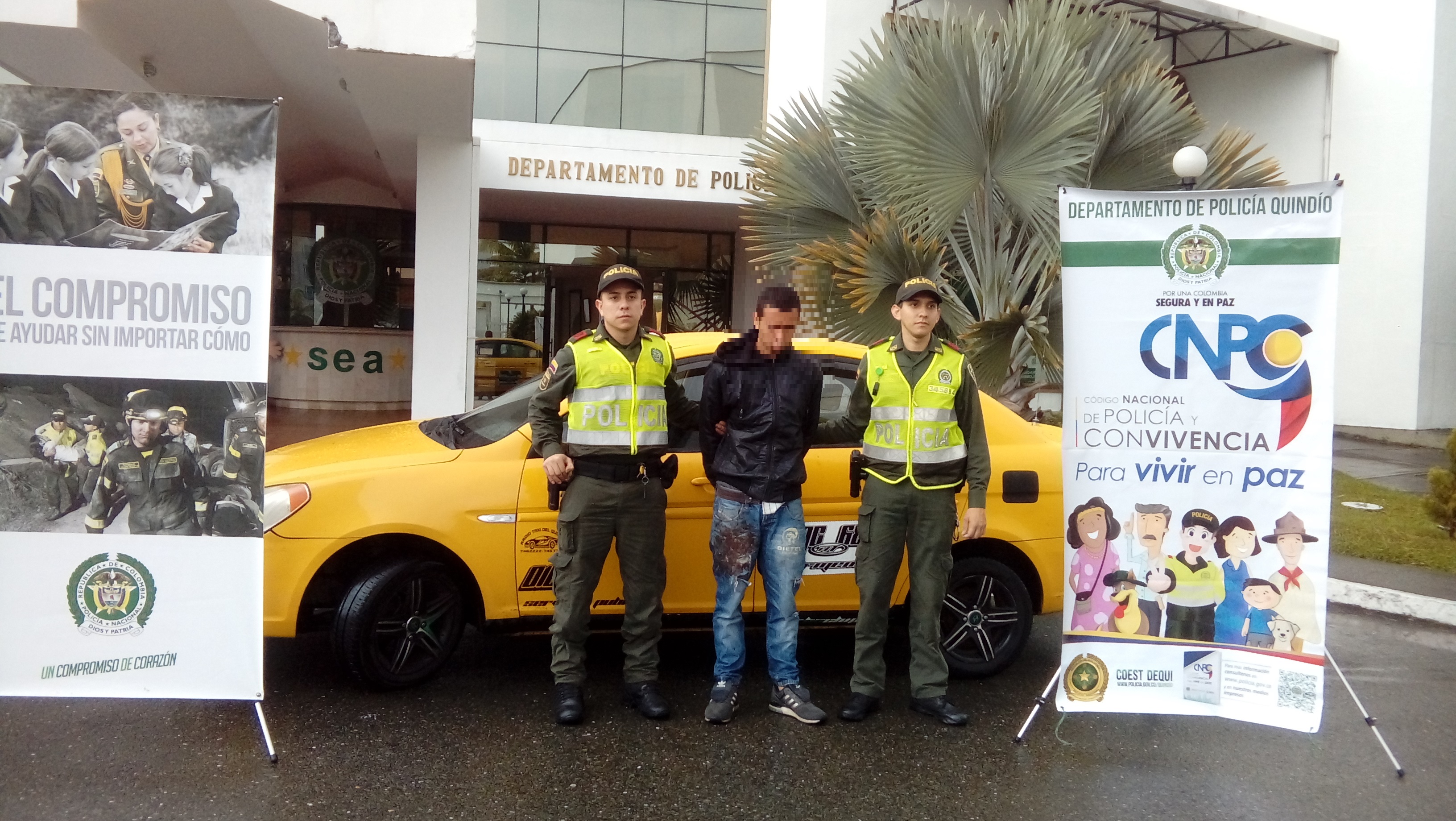 Se captura a un sujeto de 21 años de edad.