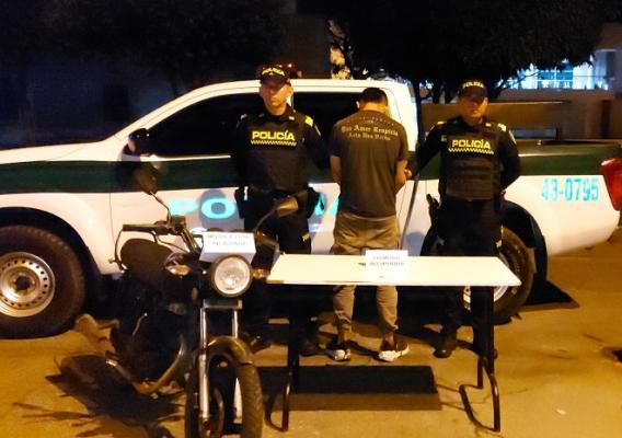 Capturado un hombre en flagrancia por el delito de hurto