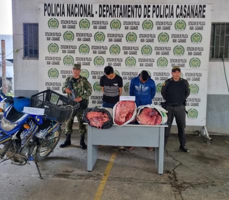 Capturados dos hombres en flagrancia por el delito de abigeato