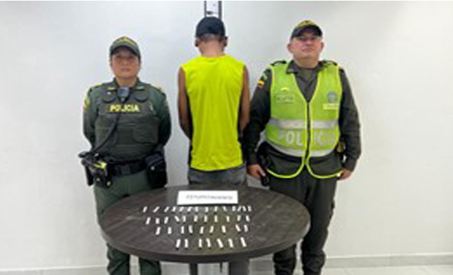 Un hombre es capturado mientras distribuía estupefacientes