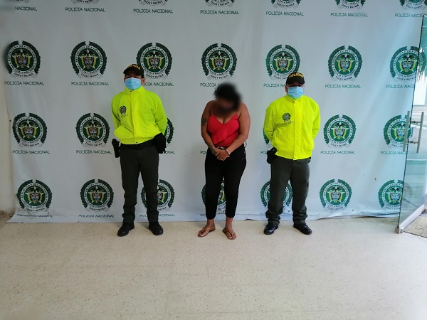 En el barrio el Centro perteneciente al municipio de Inírida, las unidades de la Sijin logran la captura de una ciudadana 