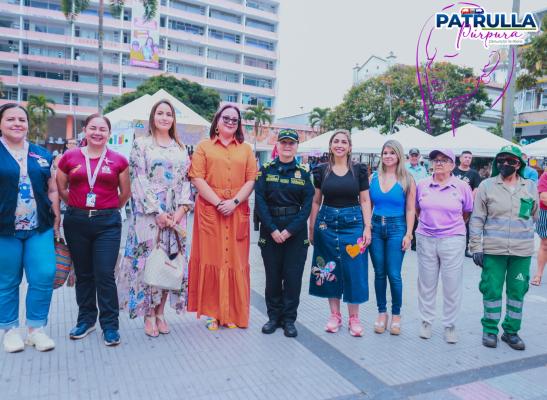 Con el liderazgo de la Policía Nacional adelanta la 1era Feria de Emprendimiento Púrpura en la capital del Tolima.