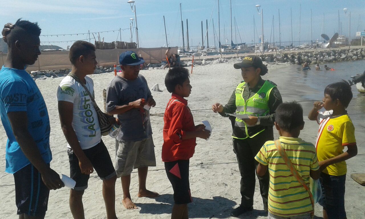 En diferentes playas estamos garantizando la vida y seguridad de propios y turistas