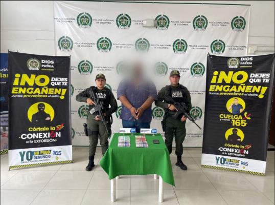 Capturado un hombre de nacionalidad extranjera por el delito de extorsión 