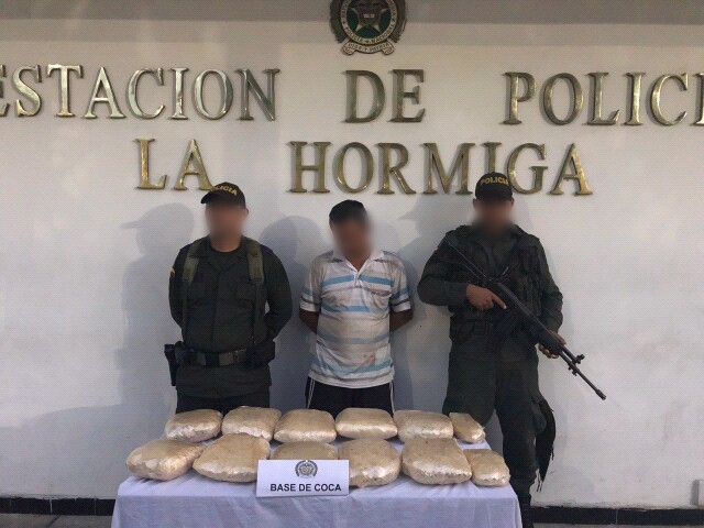 Descubierto camión con 22 kilos de base de coca en el Putumayo