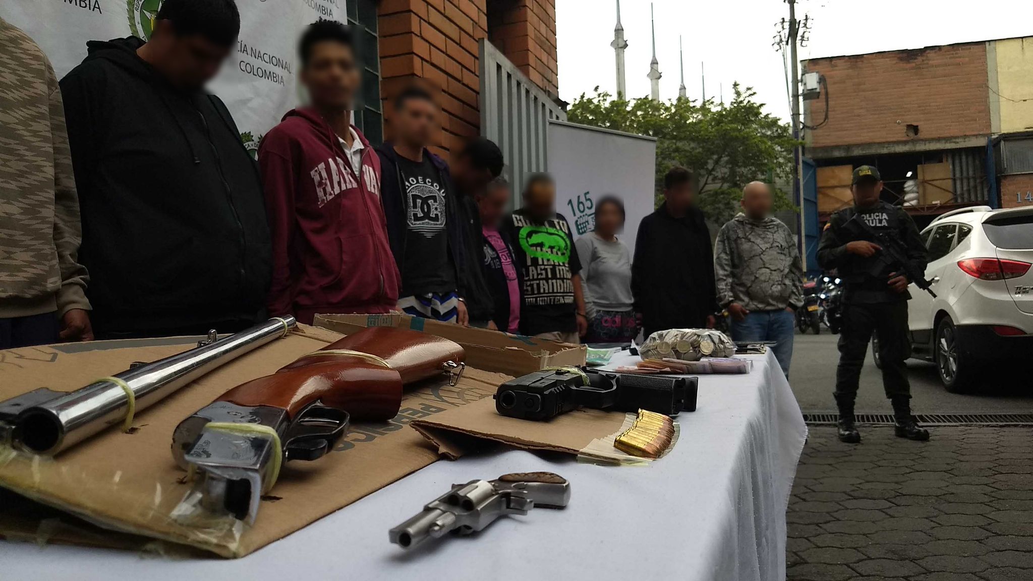 Armas incautada a grupo delincuencial "Betania" de Medellín