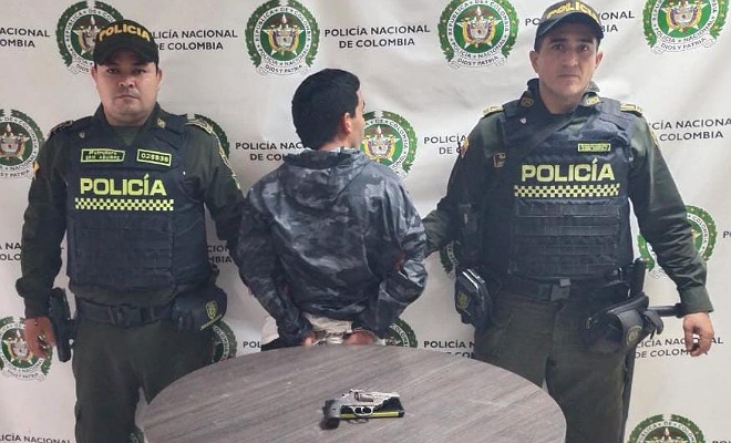 Capturado por porte ilegal de armas