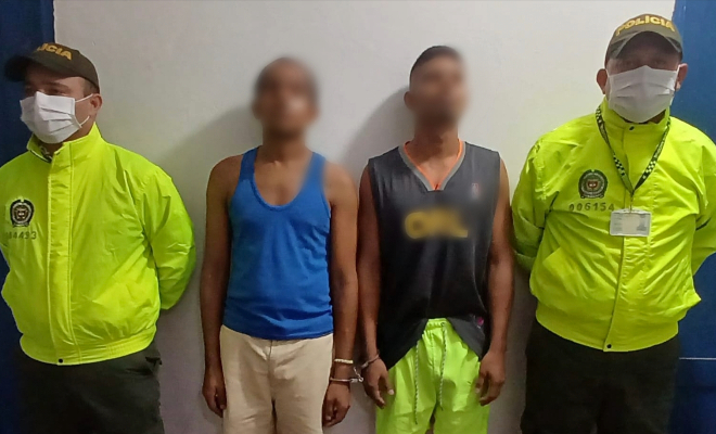 2 capturas por los delitos de homicidio y porte ilegal de arma de fuego