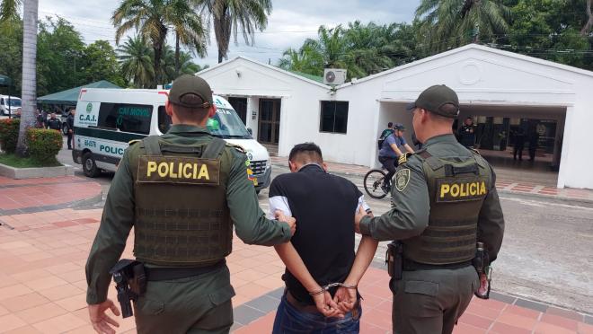 En oportuna reacción, Policía captura un hombre en flagrancia por Hurto