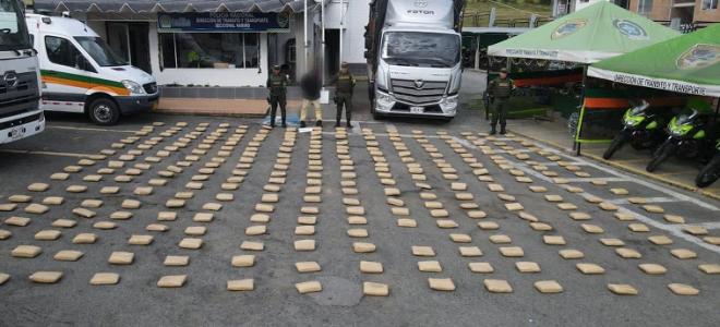 Incautación de 318 kilogramos de marihuana