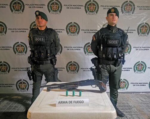 En Melgar, se logró la incautación de una escopeta Mossberg con 03 cartuchos