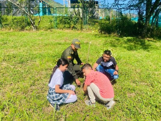 Articulación con estudiantes de primaria de este municipio