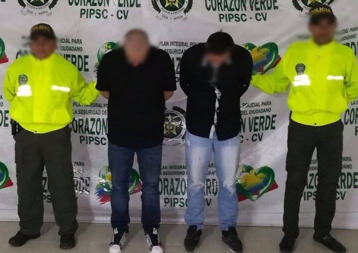 Durante el procedimiento se capturaron dos personas 