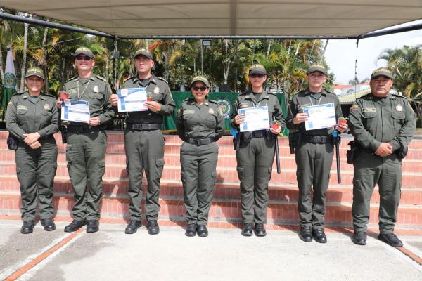 Celebración Eucarística y Reconocimientos en la Escuela de Policía Provincia del Sumapaz