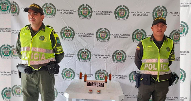 En planes de control fueron incautados 4 litros de marihuana liquida