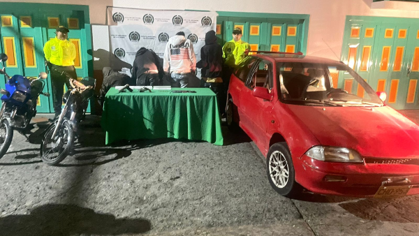 Capturadas cuatro personas