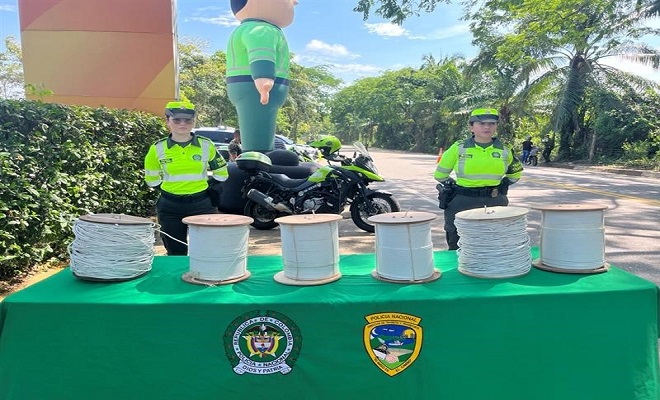 Incautados 5.000 metros de cordón detonante