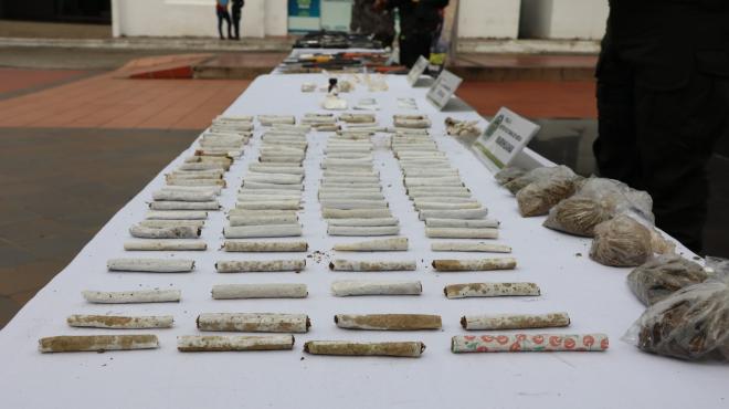 192 armas traumáticas y más 24.000 armas corto punzantes serán destruidas en las próximas horas. 