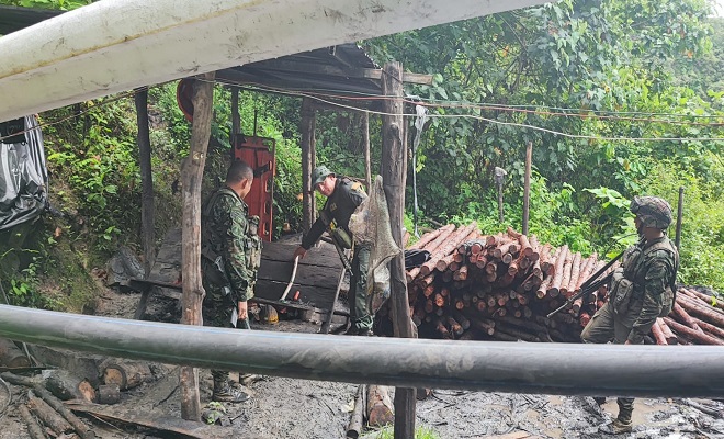 Duro golpe contra la explotación ilícita en Norte De Santander