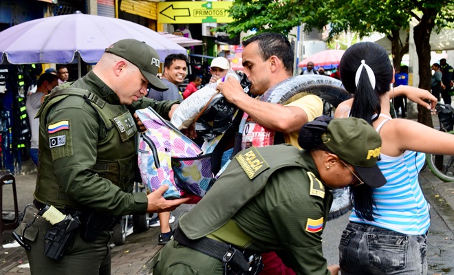 Actividades de registro y control a personas