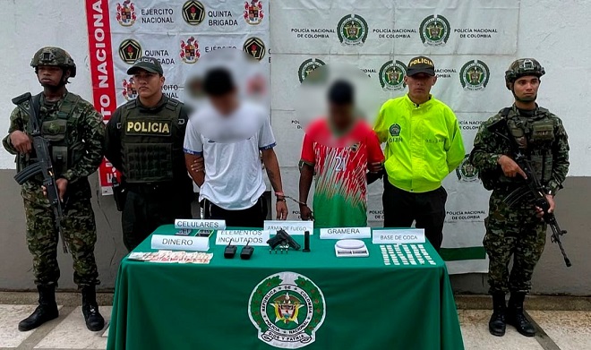 Capturas por el delito de tráfico de estupefacientes 