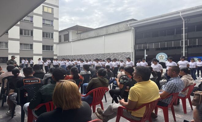 La Policía Nacional les da la bienvenida a 60 jóvenes que inician su proceso como auxiliares de policía